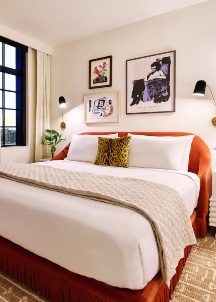 A room at Virgin Hotels New Orleans.