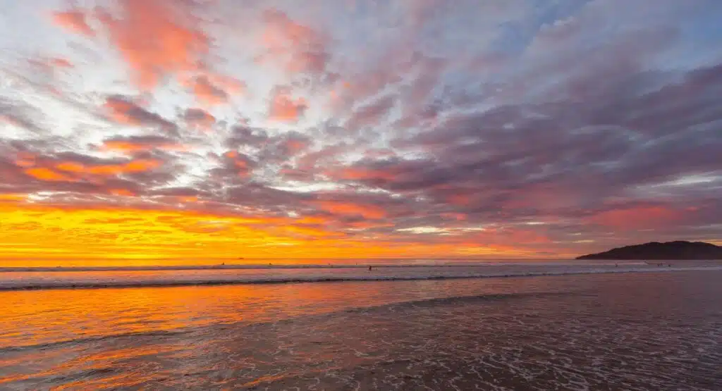 Sunset at Playa Grande Costa Rica
