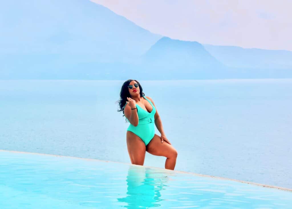 The breathtaking infinity pool at Tzampoc Resort, one of the best places to stay in Lake Atitlán for a luxurious getaway
