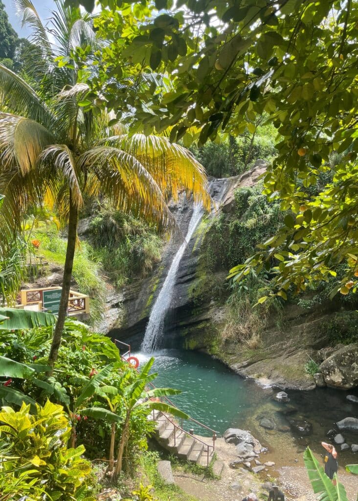 Concord Falls in Grenada.