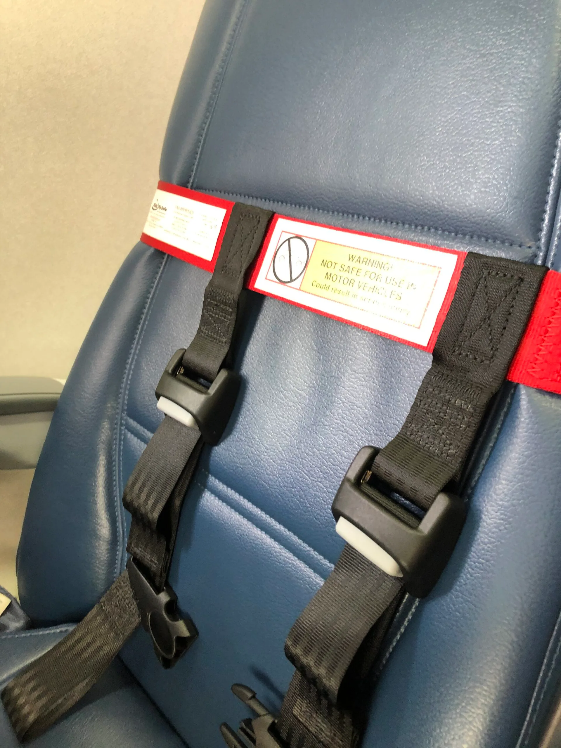 CARES Harness installed on an airplane